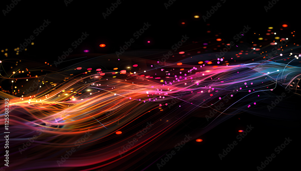 Obraz premium Modern Abstract Background for Digital, Network, Connection, Communication, Technology, Future, Aspiration, Business, Transportation and other Concept