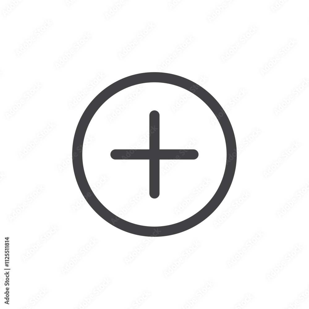 Add new icon Vector logo outline Add new icon Vector logo outline