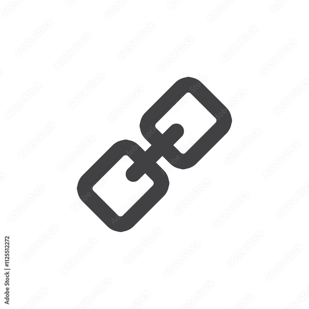 Chain icon Vector logo outline Chain icon Vector logo outline
