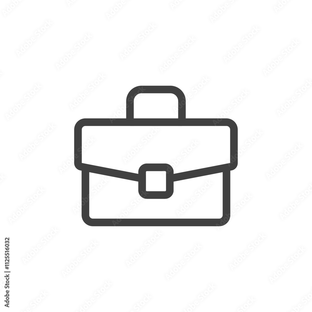 Suitcase icon Vector logo outline Suitcase icon Vector logo outline