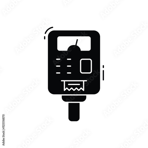 Parking meter vector icon