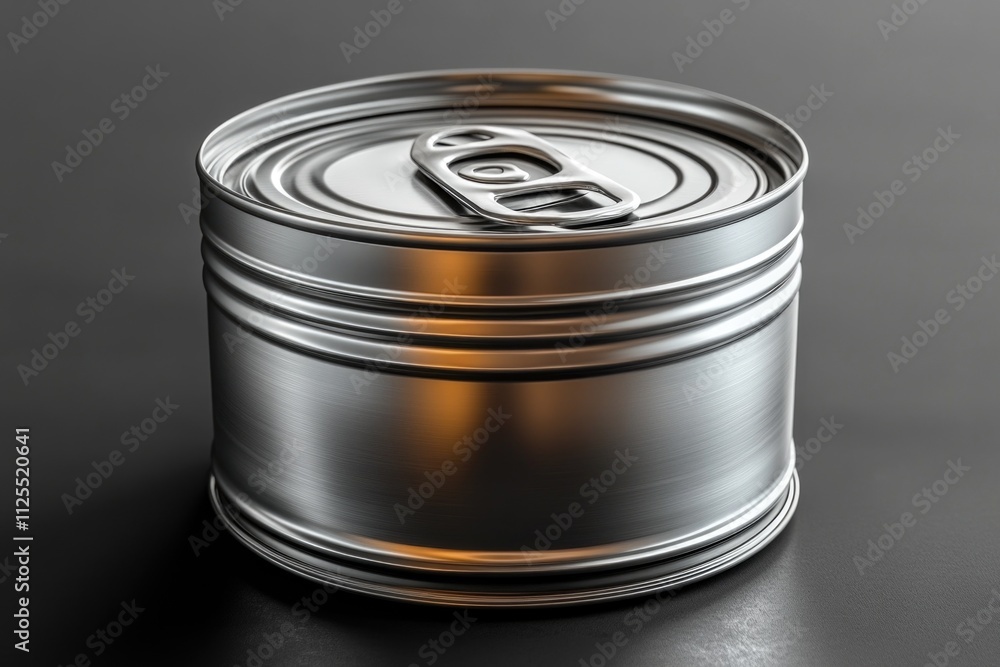 A single can of beer sitting on a table, ready to be enjoyed A single can of beer sitting on a table, ready to be enjoyed