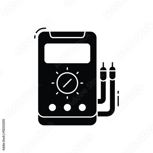 Voltmeter vector icon