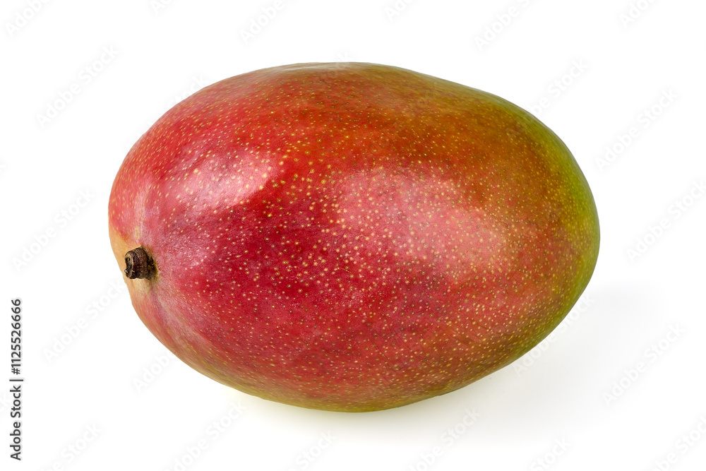 Whole Ripe Mango, isolated on White Background. Whole Ripe Mango, isolated on White Background.