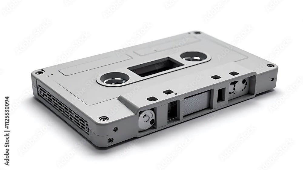 cassette isolated on white background, mockup cassette isolated on white background, mockup