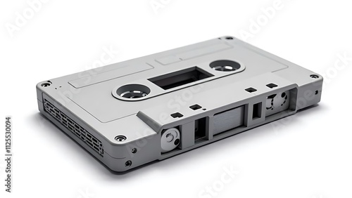 cassette isolated on white background, mockup