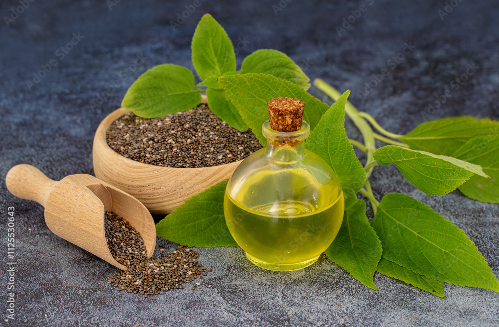 Chia plant and chia seeds and oil are a flowering plant from the mint family native to central and southern Mexico.