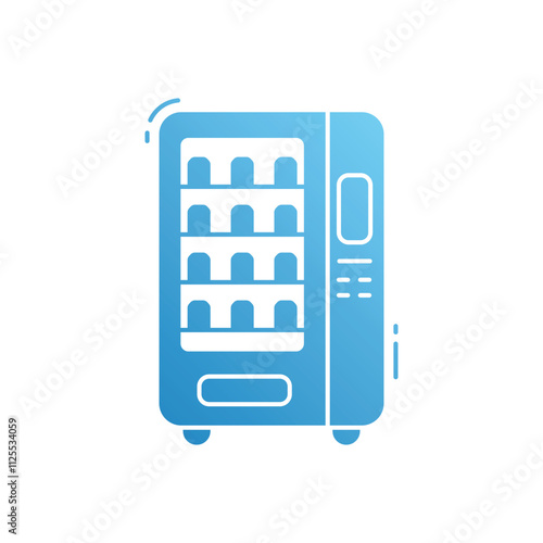 Vending machine vector icon