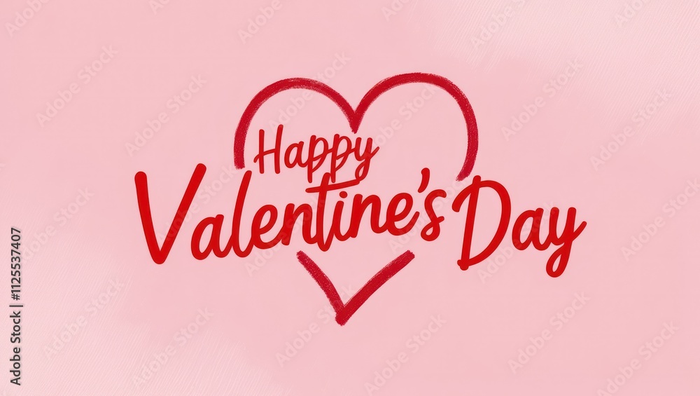 Happy Valentines Day Heart Shaped Greeting Happy Valentines Day Heart Shaped Greeting