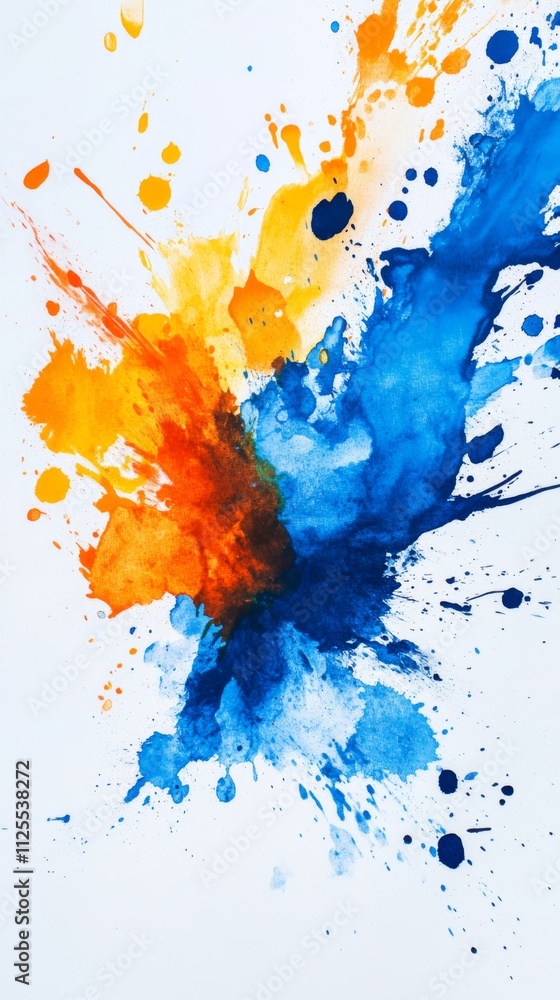 Fototapeta premium Abstract Watercolor Splash Art