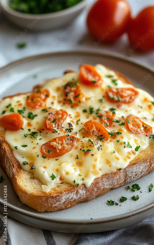 Cream Cheese Toast with Roasted Peppers Cream Cheese Toast with Roasted Peppers
