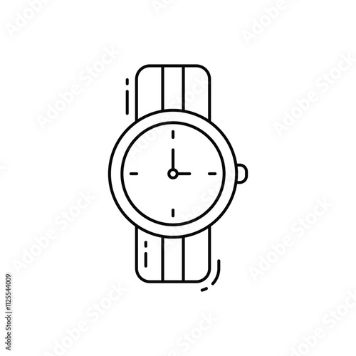 Wristwatch vector icon