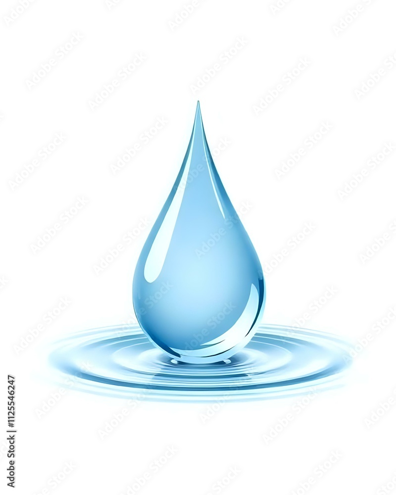 dessin vectoriel d'une goutte d'eau bleu qui tombe dessin vectoriel d'une goutte d'eau bleu qui tombe