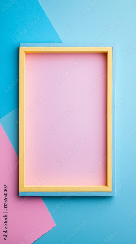 Vibrant Pastel Color Frame Design Vibrant Pastel Color Frame Design