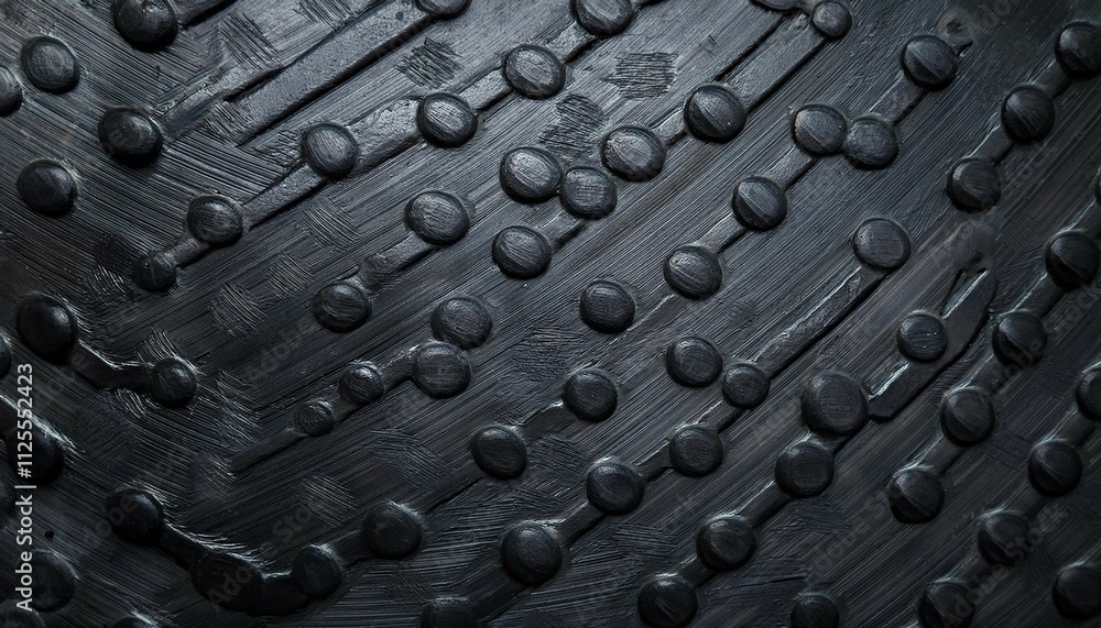 textured cast iron plate surface displaying a distinct metal pattern