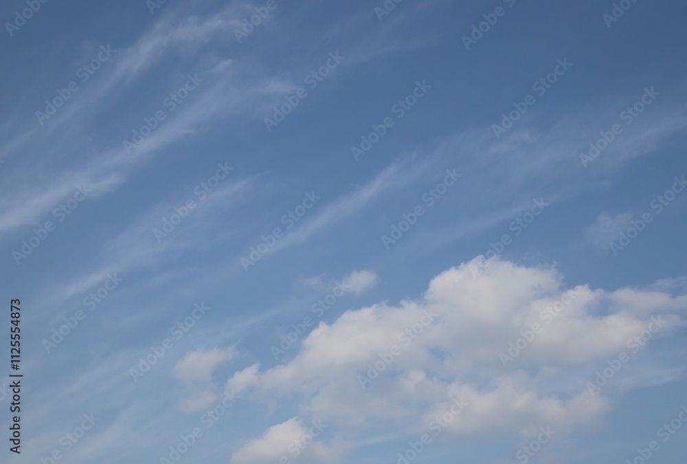 Fototapeta premium 秋空と雲