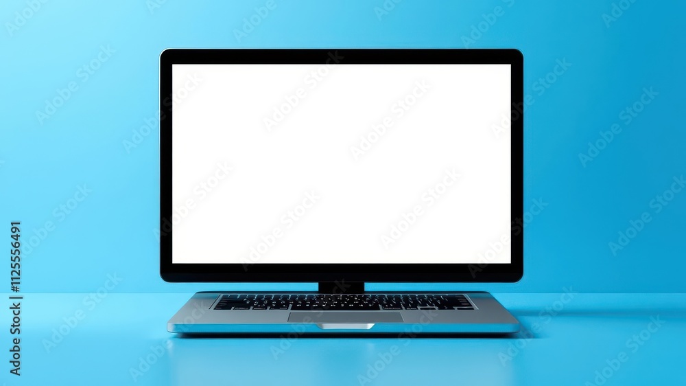 Laptop computer mockup template with desktop monitor screen for design presentation, screen, laptop Laptop computer mockup template with desktop monitor screen for design presentation, screen, laptop