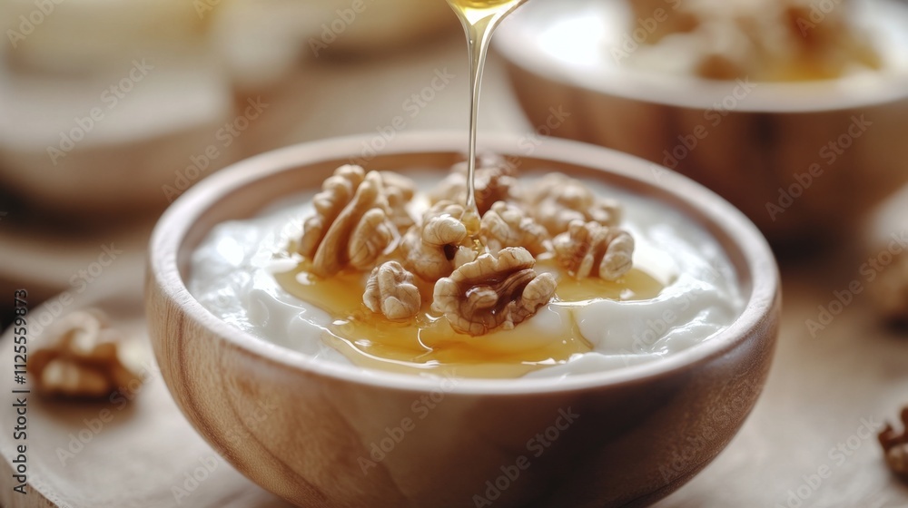 Honey and Walnut Yogurt Parfait - A Healthy and Delicious Breakfast Honey and Walnut Yogurt Parfait - A Healthy and Delicious Breakfast
