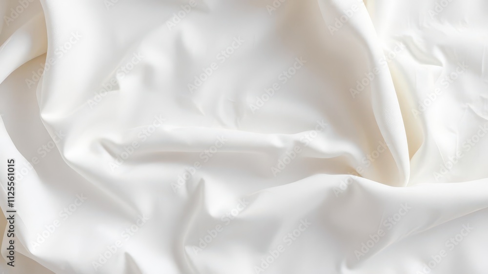 Obraz premium Vintage white cloth texture with a soft, textured surface perfect for backgrounds and seamless design projects, white, surface