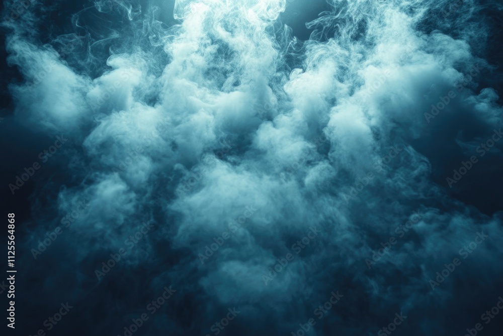 Clouds floating in the blue sky with fluffy white peaks and gentle wisps Clouds floating in the blue sky with fluffy white peaks and gentle wisps