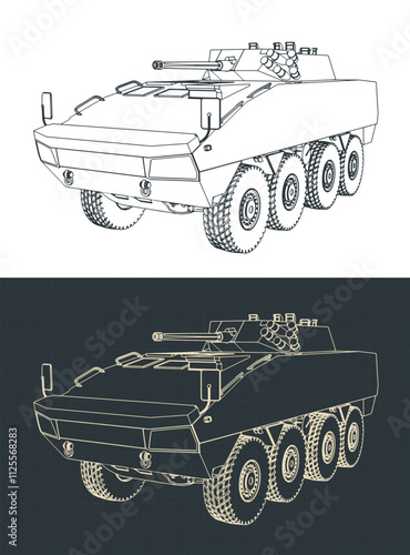 Infantry fighting vehicle blueprints