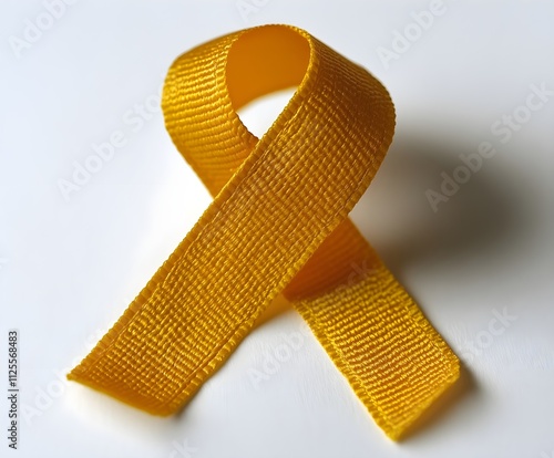 Cancer ribbon which is supposed to stand for World Cancer Day