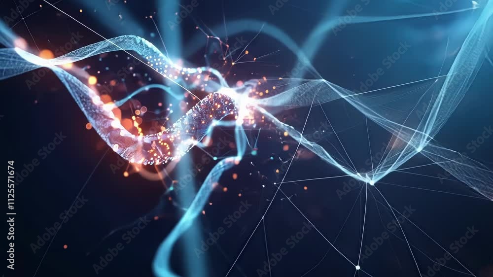 A network of microscopic drones working together through a cellular 6G network to perform complex medical procedures inside the body.