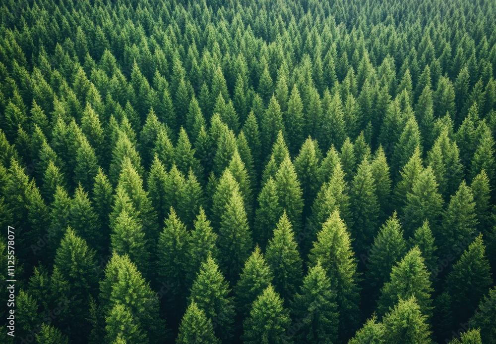 Lush Evergreen Forest Aerial View, Dense Pine Tree Canopy, Rich Green Foliage, Natural Habitat, Wildlife Sanctuary, Beautiful Landscape, Nature Background Lush Evergreen Forest Aerial View, Dense Pine Tree Canopy, Rich Green Foliage, Natural Habitat, Wildlife Sanctuary, Beautiful Landscape, Nature Background
