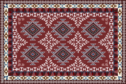embroidery Persian Turkish carpet rug antique pattern decoration 
