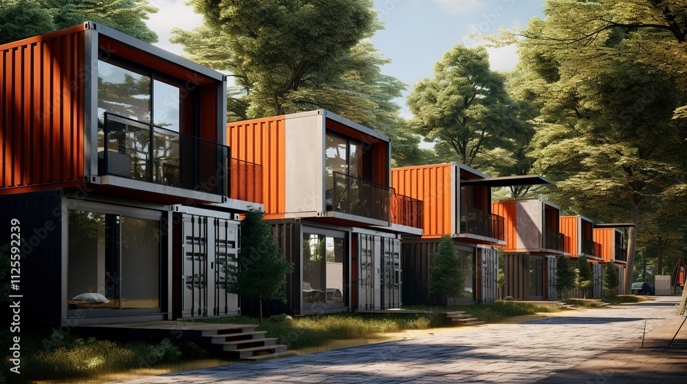 A photo of Minimalist Container Residences A photo of Minimalist Container Residences
