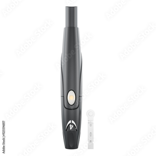Vászonkép Adjustable lancing device and lancet for diabetic blood glucose testing, 3D rend