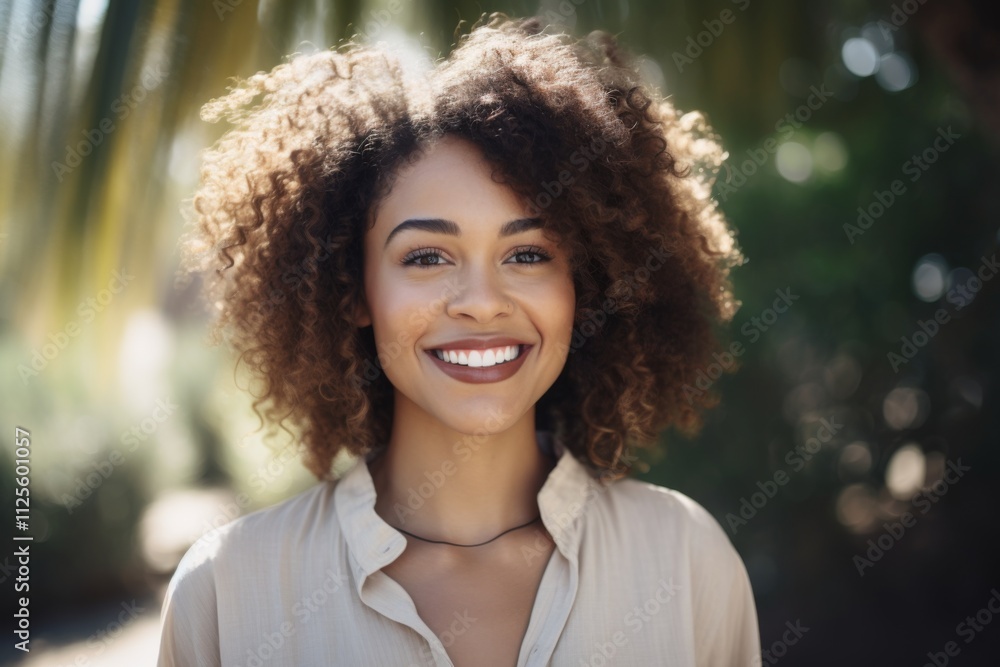Portrait of a smiling female African American medical physician Portrait of a smiling female African American medical physician