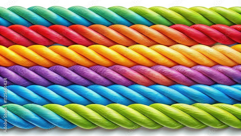 A diverse collection of cartoon vector ropes featuring various textures, colors, and styles on a white background, perfect for graphic design, creative projects, and illustrations. A diverse collection of cartoon vector ropes featuring various textures, colors, and styles on a white background, perfect for graphic design, creative projects, and illustrations.