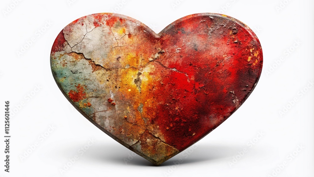 A distressed heart featuring a concrete texture, perfect for Valentine's Day and weddings. Ideal for greeting cards and romantic themes with an artistic touch. A distressed heart featuring a concrete texture, perfect for Valentine's Day and weddings. Ideal for greeting cards and romantic themes with an artistic touch.