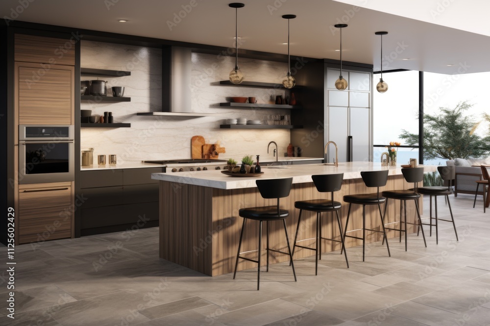 Interior of a modern contemporary kitchen Interior of a modern contemporary kitchen