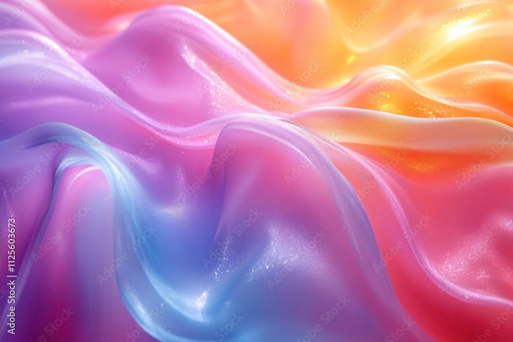 Obraz premium A vibrant and bright close-up image of a colorful background