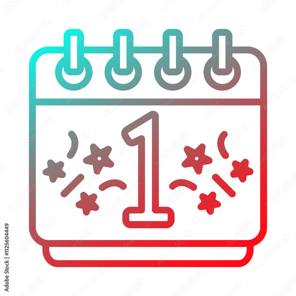 Fototapeta premium date icon