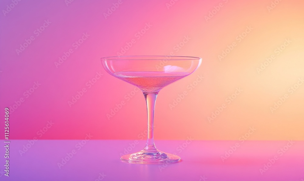 A glass of champagne is sitting on a table A glass of champagne is sitting on a table