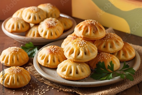 Wallpaper Mural cookies on a plate Torontodigital.ca