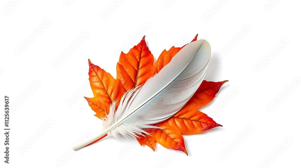 white feather and orange maple leaf National Day for Truth and Reconciliation in Canada white feather and orange maple leaf National Day for Truth and Reconciliation in Canada