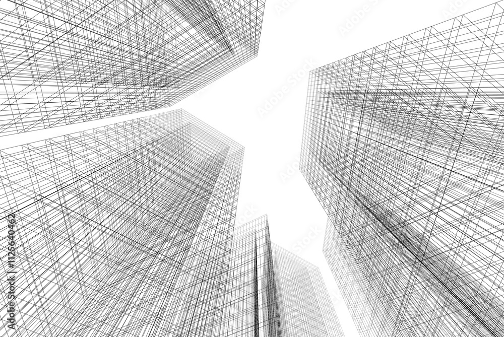 Fototapeta premium abstract architecture