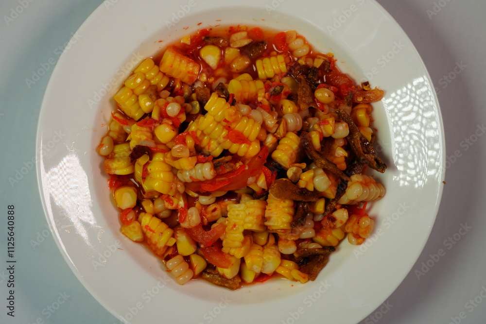 Ready-to-eat corn salad Ready-to-eat corn salad