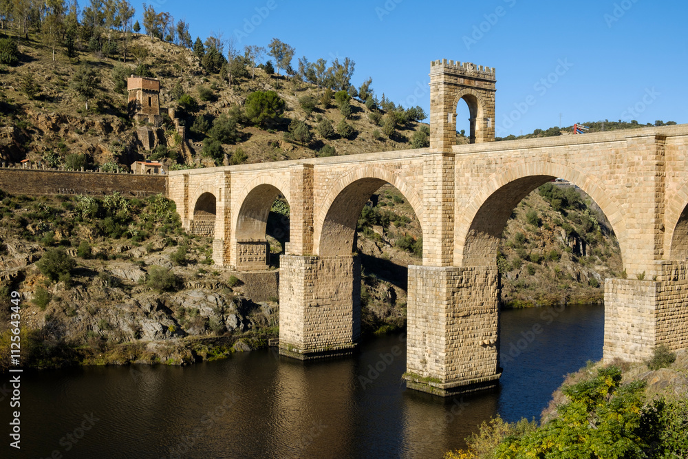 Roman Bridge of Alcantara in Extremadura, Spain Roman Bridge of Alcantara in Extremadura, Spain