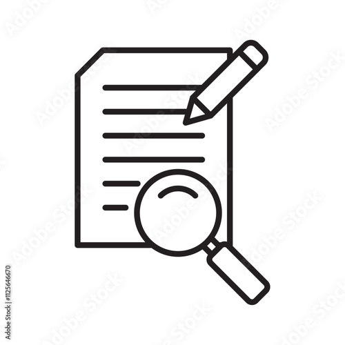Defining icon Black and white logo
