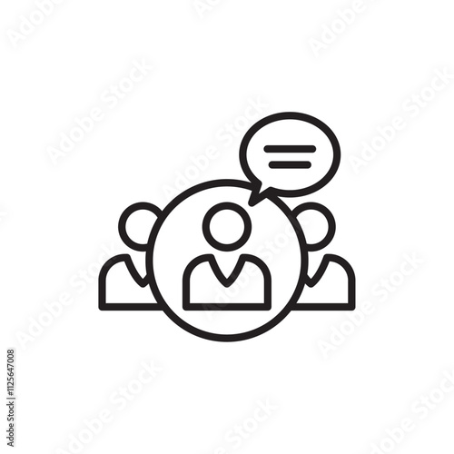 Expert opinion icon Black and white logo