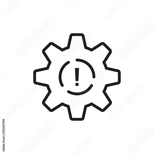 Failure icon Black and white logo