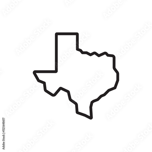 Texas icon Black and white logo