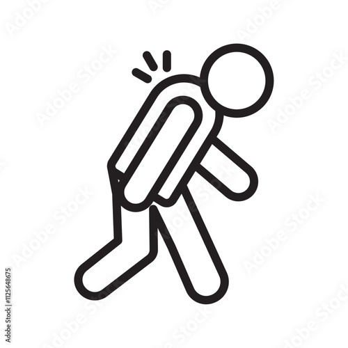 Tired icon Black and white logo