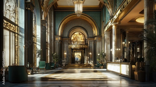 Wallpaper Mural Grandeur in architecture, where the elegance of interior design meets the splendor of historic landmarks and luxurious aesthetics Torontodigital.ca