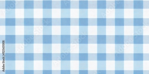 A light blue and white checkered pattern, often used for tablecloths or fabric designs.